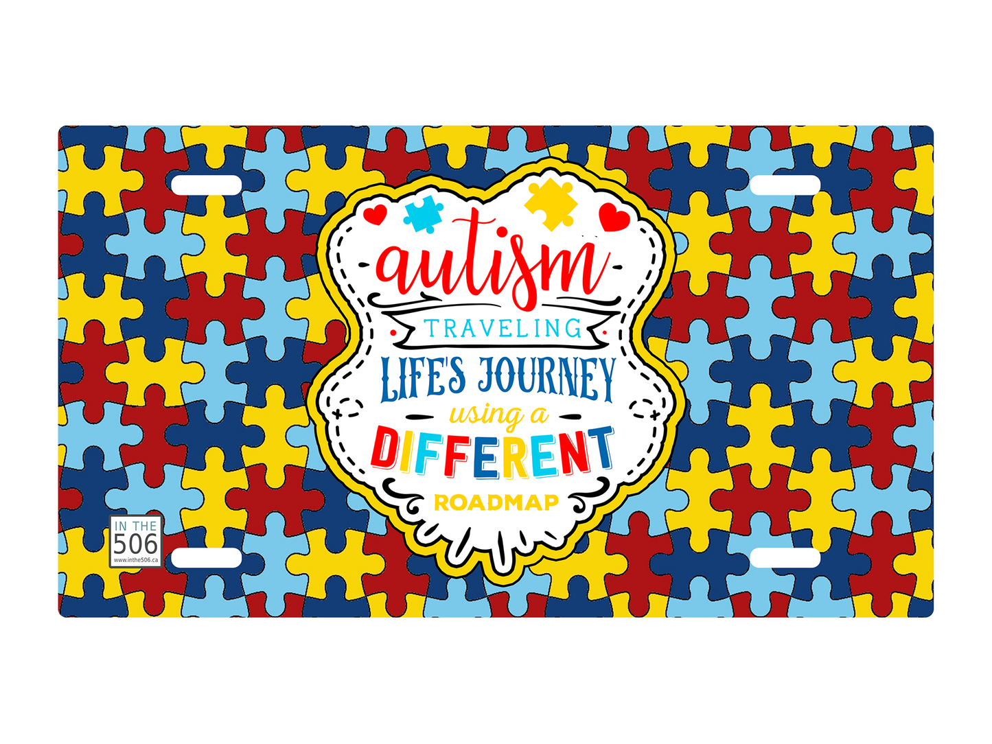 License Plate - Autism Awareness