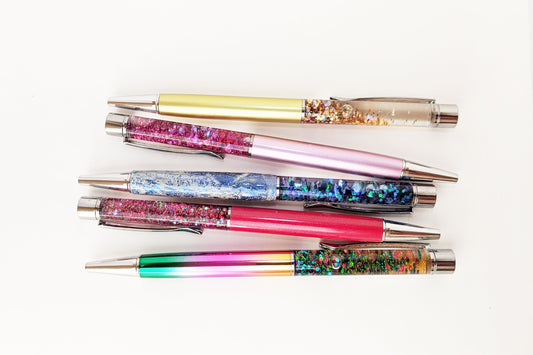 Epoxy Ballpoint Ink Pen: Floaties