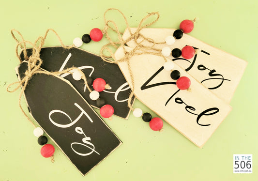 Wooden Gift Tag Set