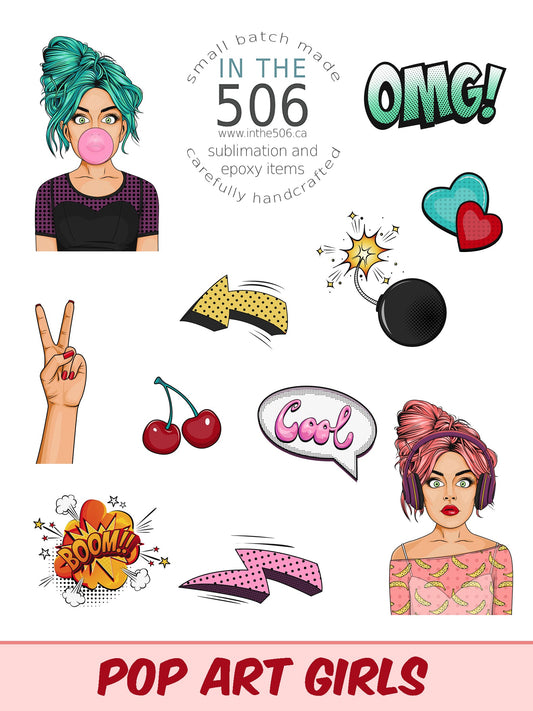 Sticker Packs - Pop Art Girls